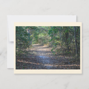 Postal Postcarta de ruta de estacionamiento