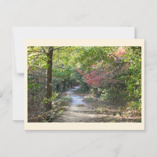 Postal Postcarta de ruta de estacionamiento
