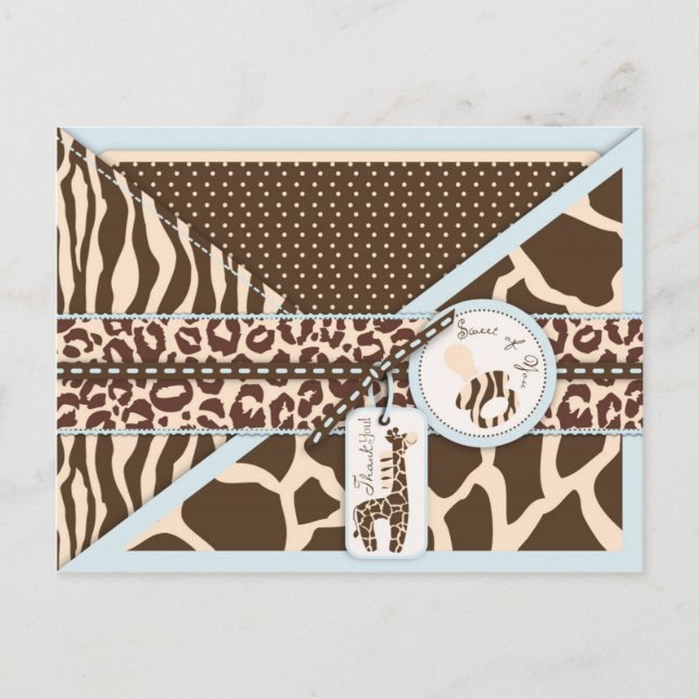 Postal Postcarta de Safari Boy TY (Anverso)