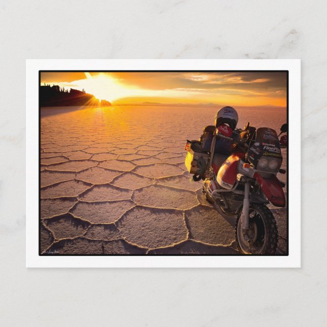 Postal Postcarta de Salar Sunset (Anverso)