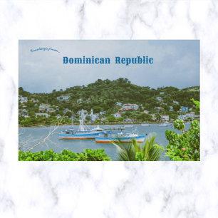Postal Postcarta de Samana República Dominicana