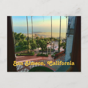 Postal Postcarta de San Simeon Ocean View