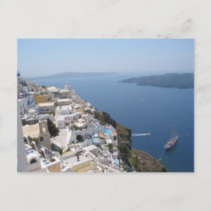 Postal Postcarta de Santorini Grecia
