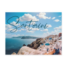 Postcarta de Santorini Grecia