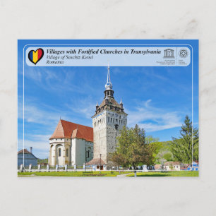 Postal Postcarta de Saschiz-Keisd, UNESCO