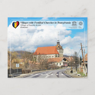 Postal Postcarta de Saschiz-Keisd, UNESCO