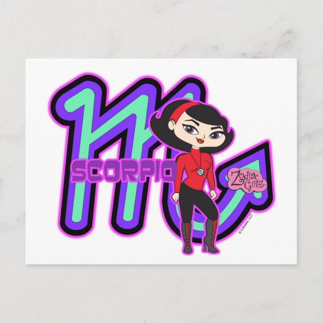 Postal Postcarta de Scorpio (Anverso)