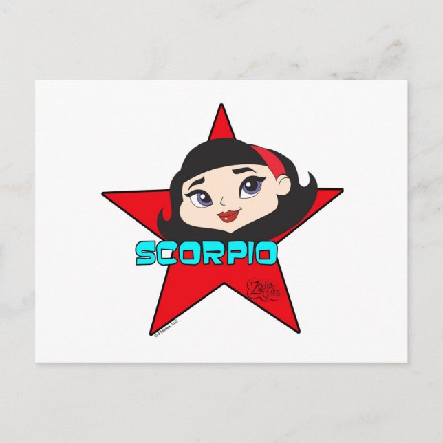 Postal Postcarta de Scorpio (Anverso)