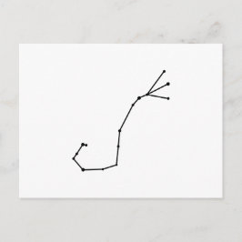 Postal Postcarta de Scorpius Zodiac