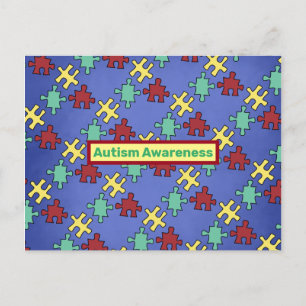 Postal Postcarta de sensibilización sobre el autismo