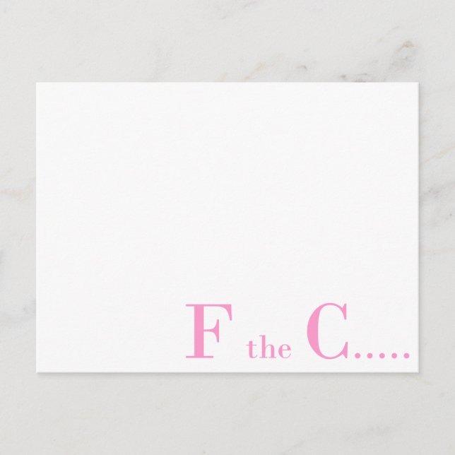 Postal Postcarta de sensibilización sobre el cáncer de ma (Anverso)