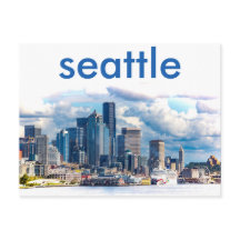 Postcarta de Skyline Seattle