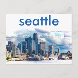 Postal Postcarta de Skyline Seattle