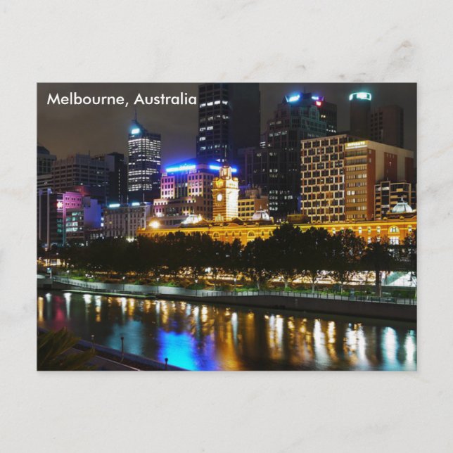 Postal Postcarta de South Yarra Australia (Anverso)