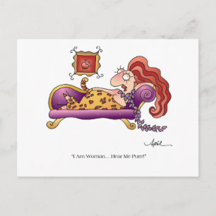 Postal Postcarta de SOY MUJER de April McCallum