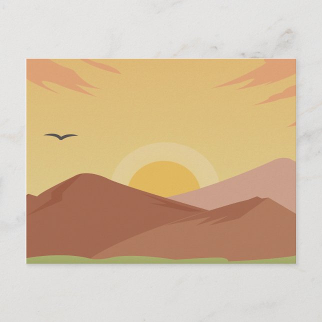 Postal Postcarta de Sunset (Anverso)