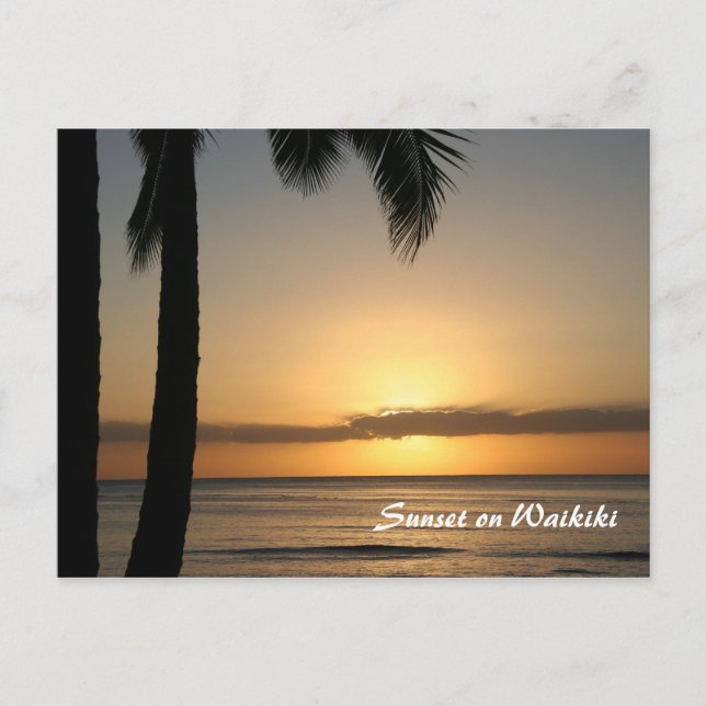 Postal Postcarta de Sunset (Anverso)
