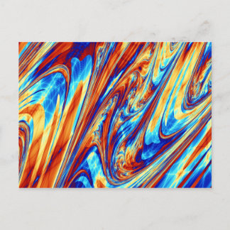 Postal Postcarta de Tapiz de Colores