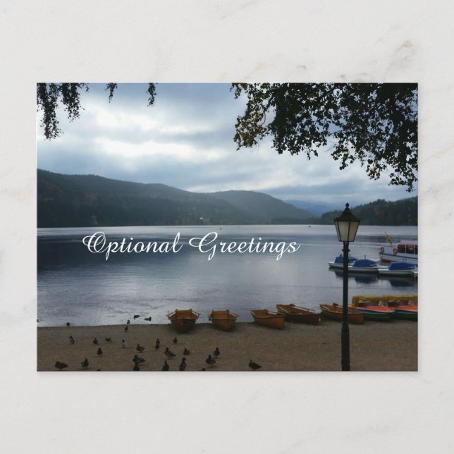 Postal Postcarta de Titisee Lake Germany (Anverso)