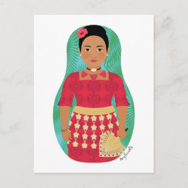 Postal Postcarta de Tongan Matryoshka