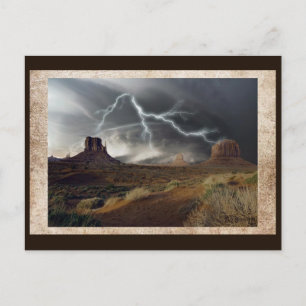 Postal Postcarta de tormenta del desierto