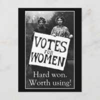 Postcarta de Vintage Women Vote
