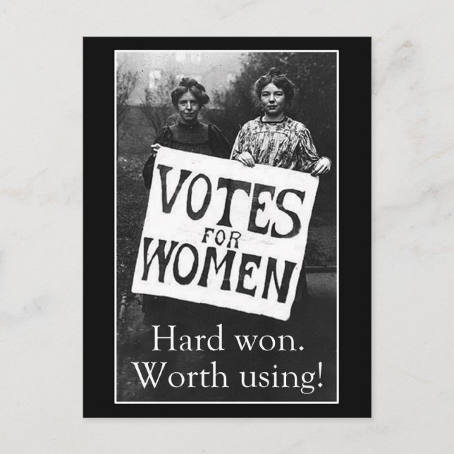 Postal Postcarta de Vintage Women Vote (Anverso)