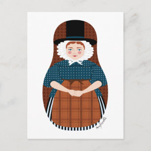 Postal Postcarta de Welsh Matryoshka