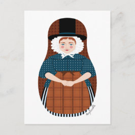Postal Postcarta de Welsh Matryoshka
