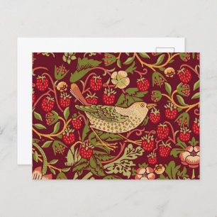Postal Postcarta de William Morris Strawberry Thief