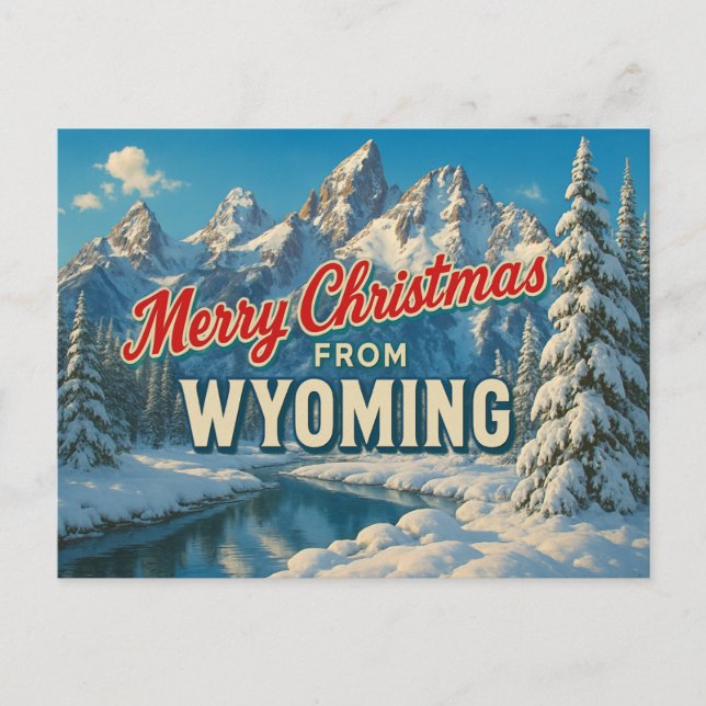 Postal Postcarta de Wyoming (Anverso)