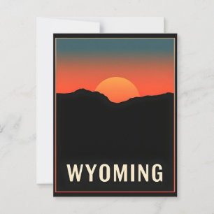 Postal Postcarta de Wyoming