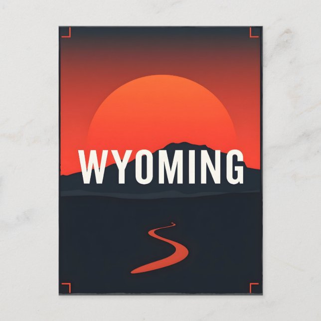 Postal Postcarta de Wyoming (Anverso)