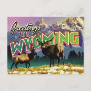 Postal Postcarta de Wyoming
