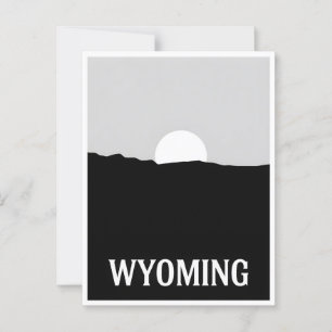 Postal Postcarta de Wyoming
