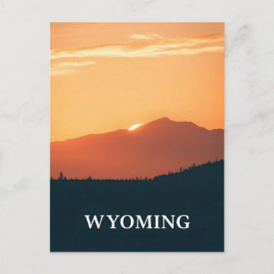 Postal Postcarta de Wyoming de Vintage