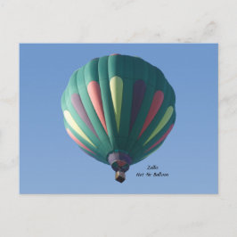 Postal Postcarta de Zollie Hot Air Balloon