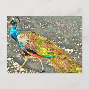 Postal Postcarta de Zoo Peacock