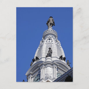 Postal Postcarta del ayuntamiento de Filadelfia