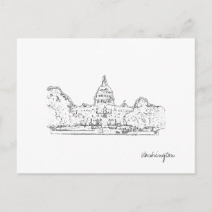 Postal Postcarta del Capitolio de Washington DC
