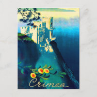 Postcarta del castillo de Crimea