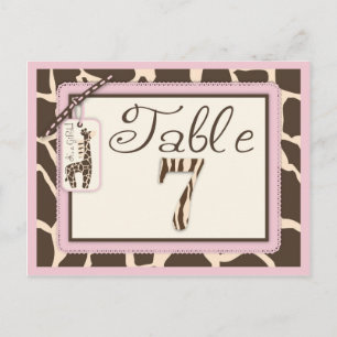 Postal Postcarta del cuadro del Chica Safari 7