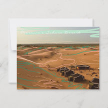 Postcarta del desierto del Sahara