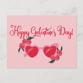 Postal Postcarta del día de Galentine