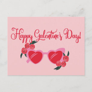 Postal Postcarta del día de Galentine