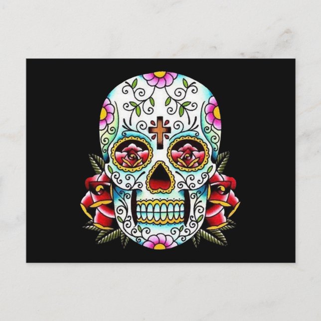 Postal Postcarta del Día de la Calavera Muerta (Anverso)