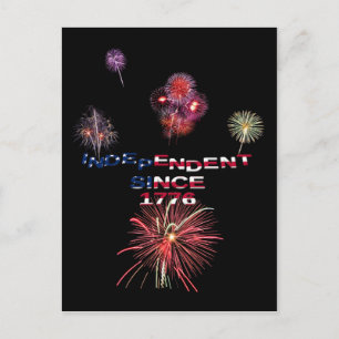 Postal Postcarta del Día de la Independencia