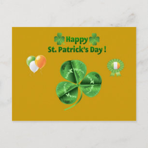 Postal Postcarta del Día de San Patricio