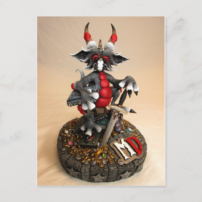 Postal Postcarta del Dragón Negro MD (Anverso)