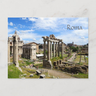 Postal Postcarta del foro romano